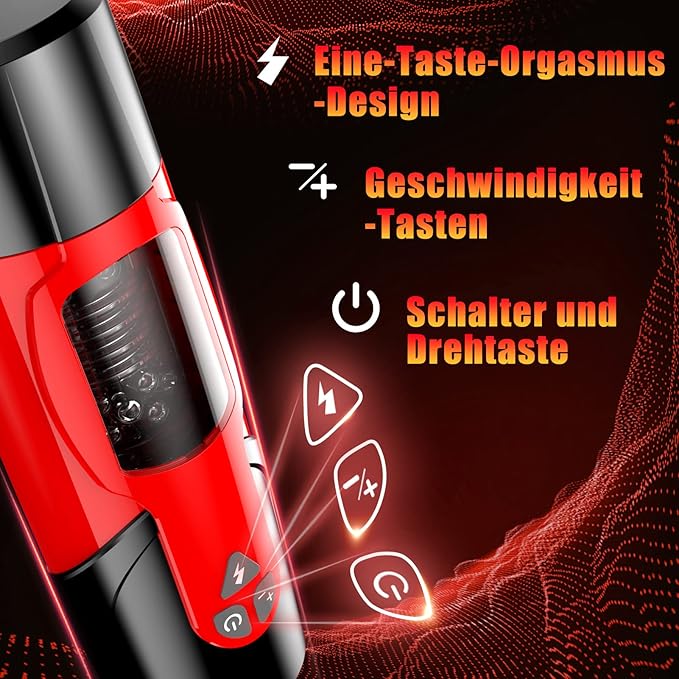 Hands-Free Cup with 7 Modes Telescopic Function and Rotating Massage Function
